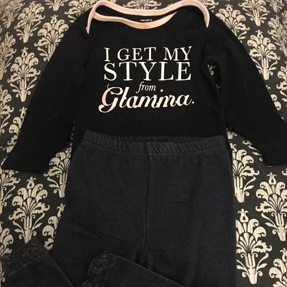 *SOLD*Two-piece outfit long sleeve top and pants